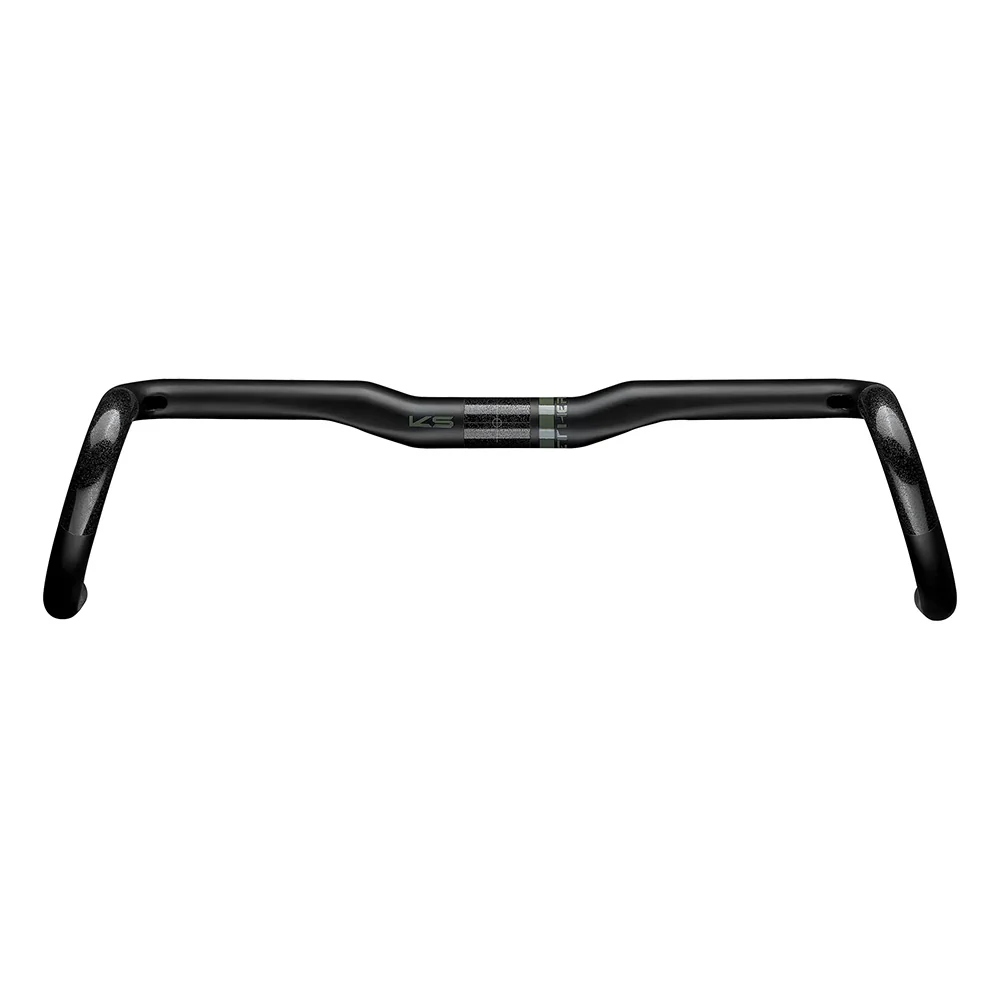 KS Suspension Ether Carbon Gravel Handlebars - Black
