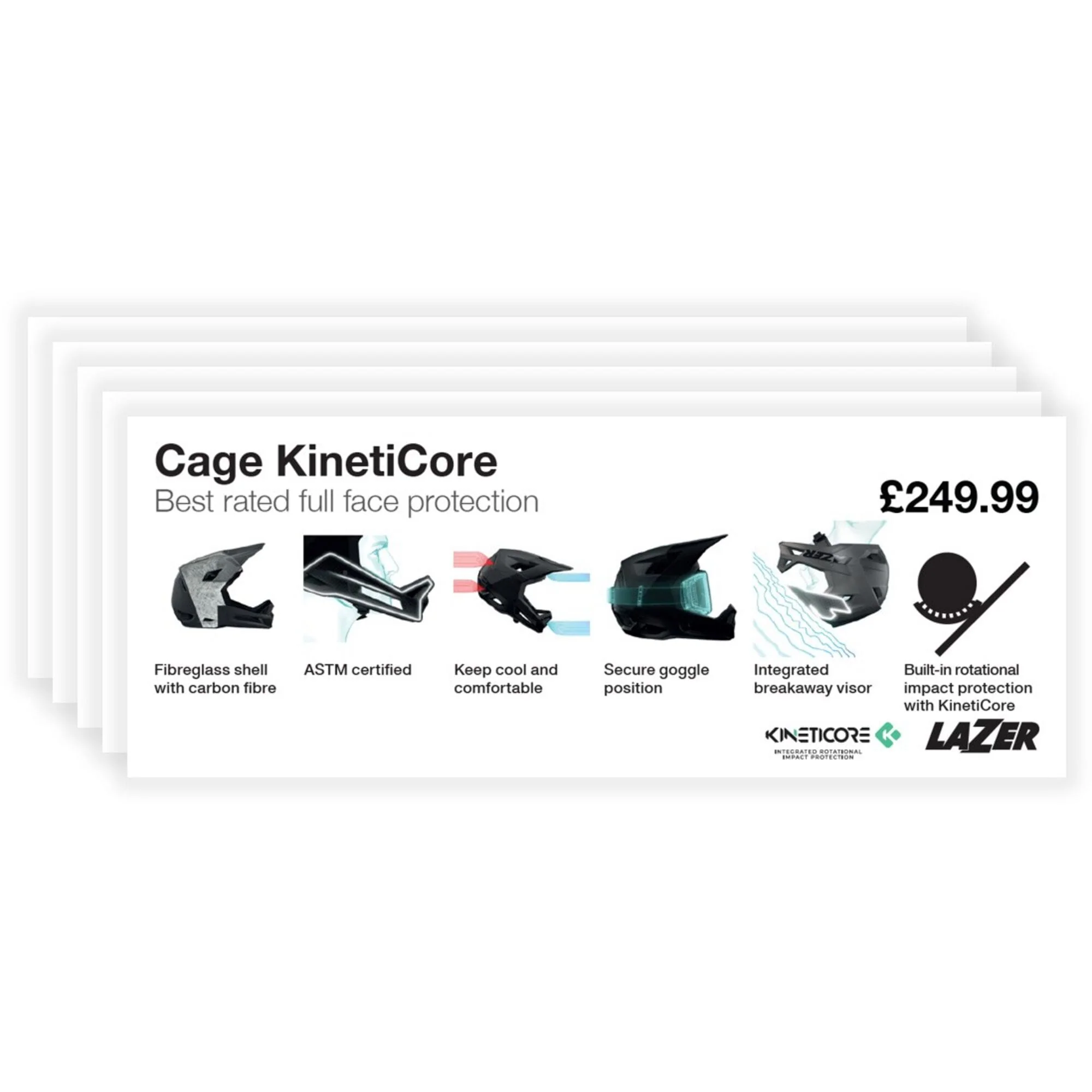 Lazer Lazer KC Talker Card Cage Pack of 5