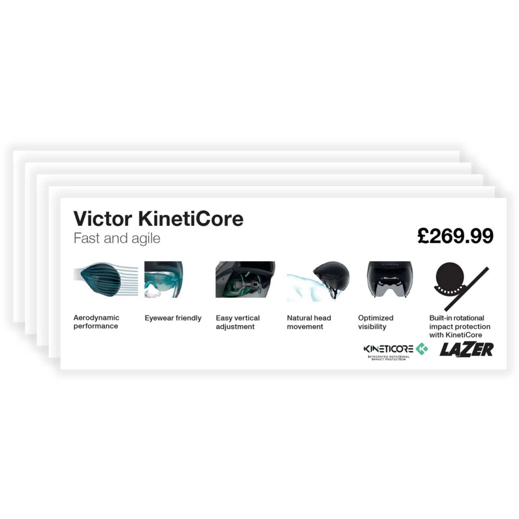 Lazer Lazer KC Talker Card Victor Pack of 5