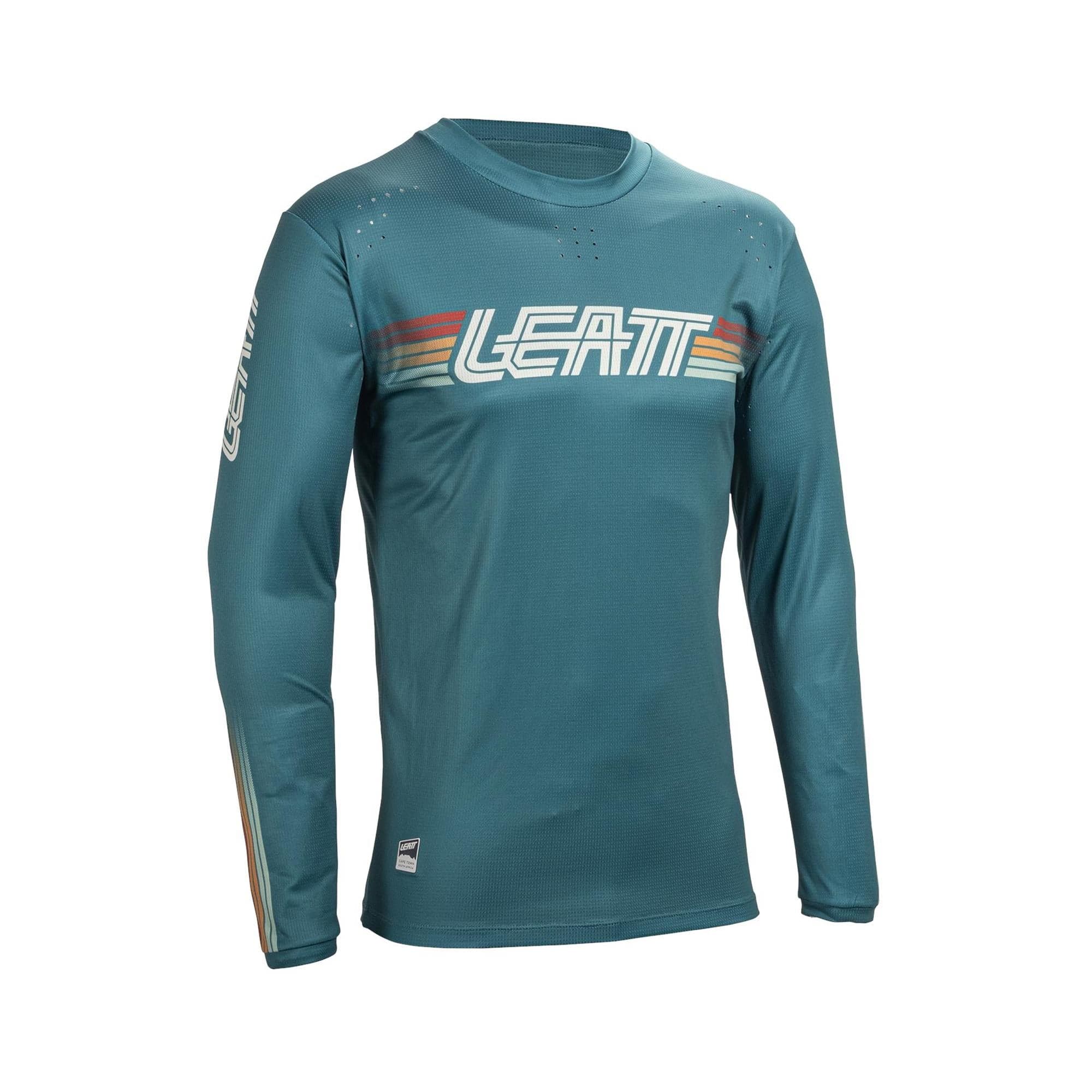 Leatt Enduro 4.0 MTB Jersey 2025: TEAL S