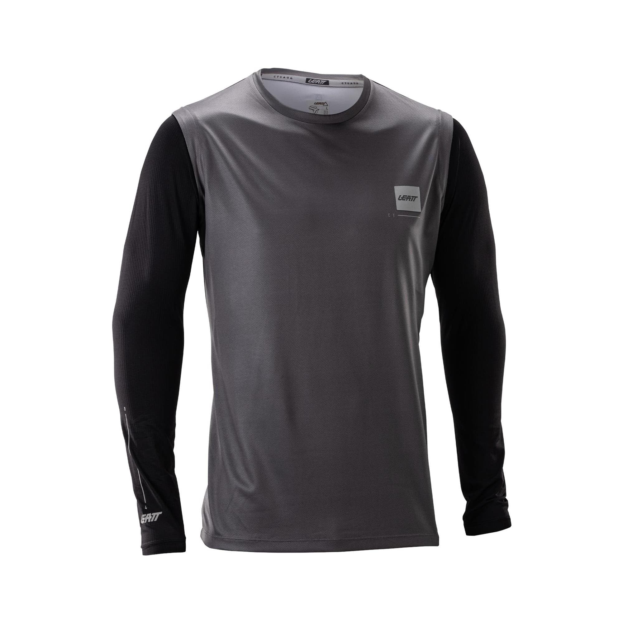 Leatt Gravity 2.0 MTB Jersey V26 2026: GRAPHITE BLACK S