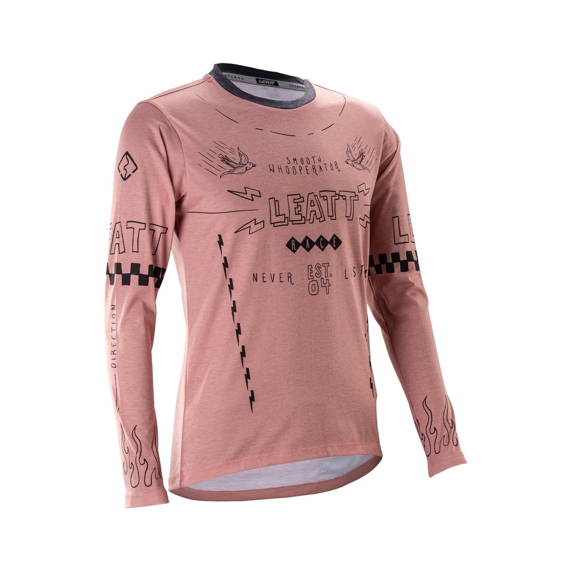 Leatt Gravity 3.0 Womens MTB Long Sleeve Jersey V26 2026: DUSTY PINK S