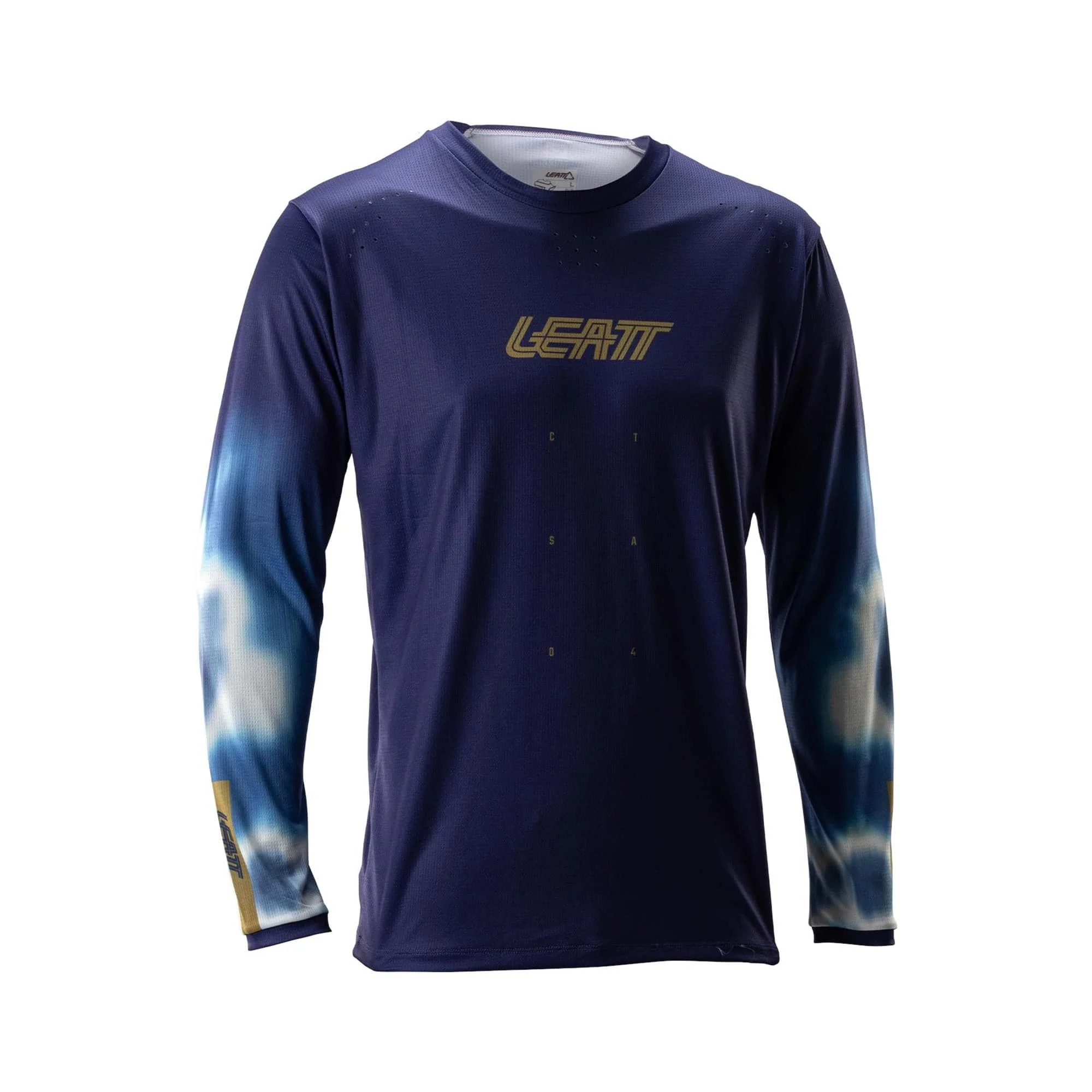 Leatt Gravity 4.0 MTB Long Sleeve Jersey V26 2026: GALAXY BLUE M