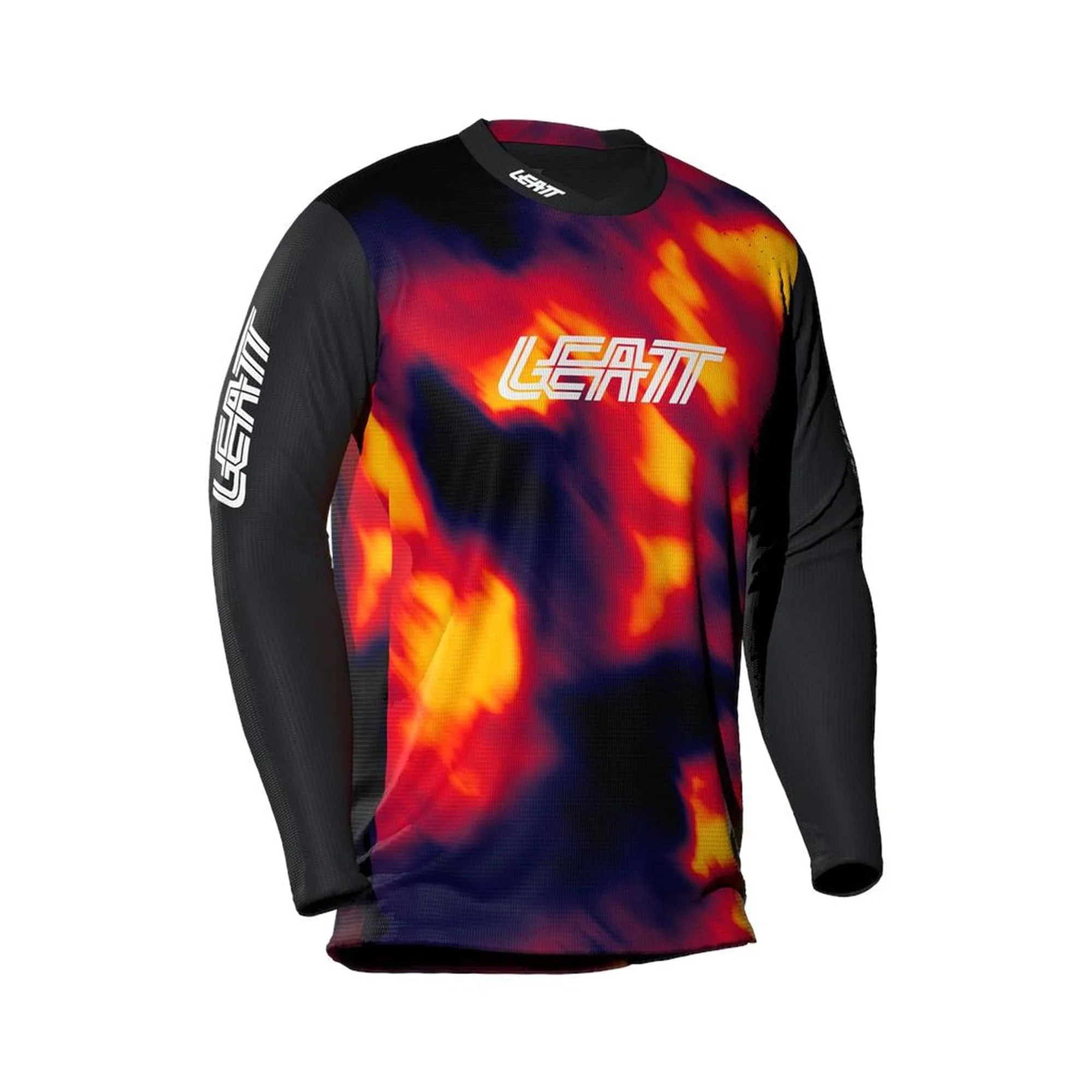 Leatt Gravity 4.0 MTB Long Sleeve Jr Jersey V26 2026: HEATMAP RED L