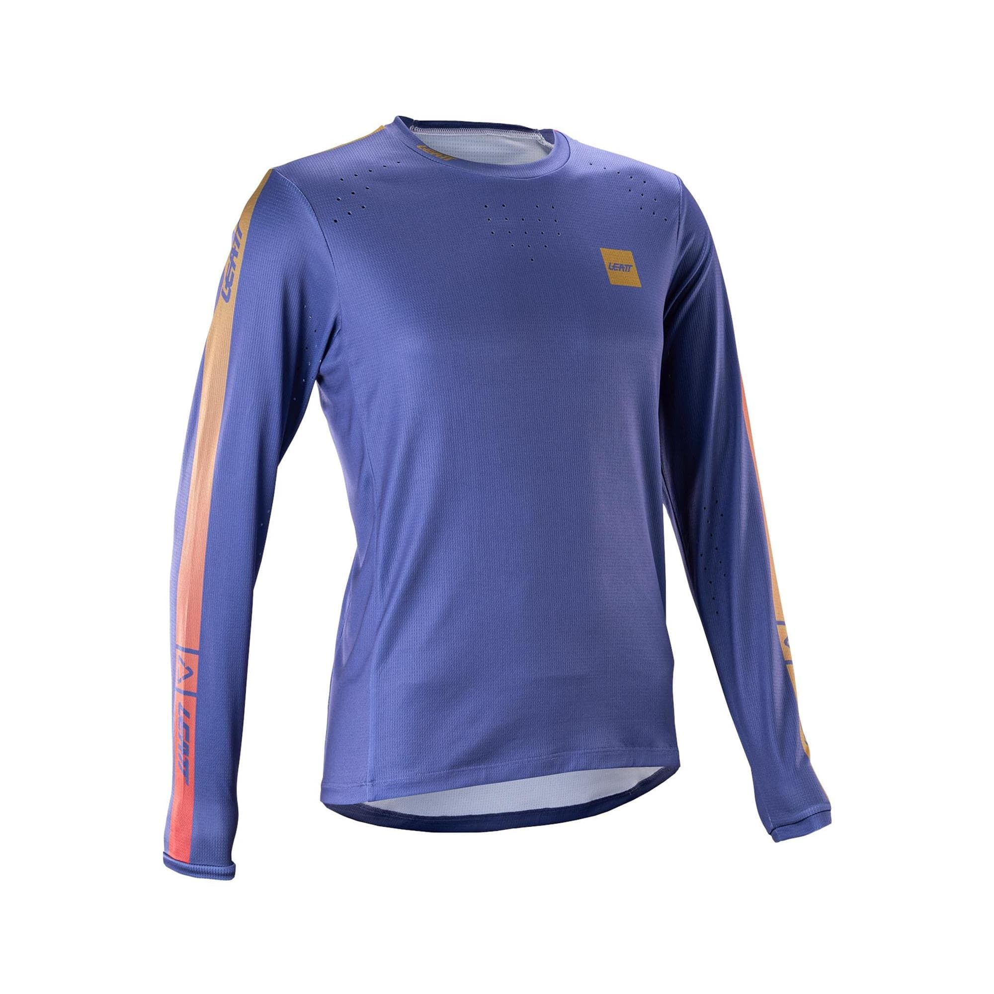 Leatt Gravity 4.0 MTB Womens Long Sleeve Jersey V26 2026: COSMIC BLUE L