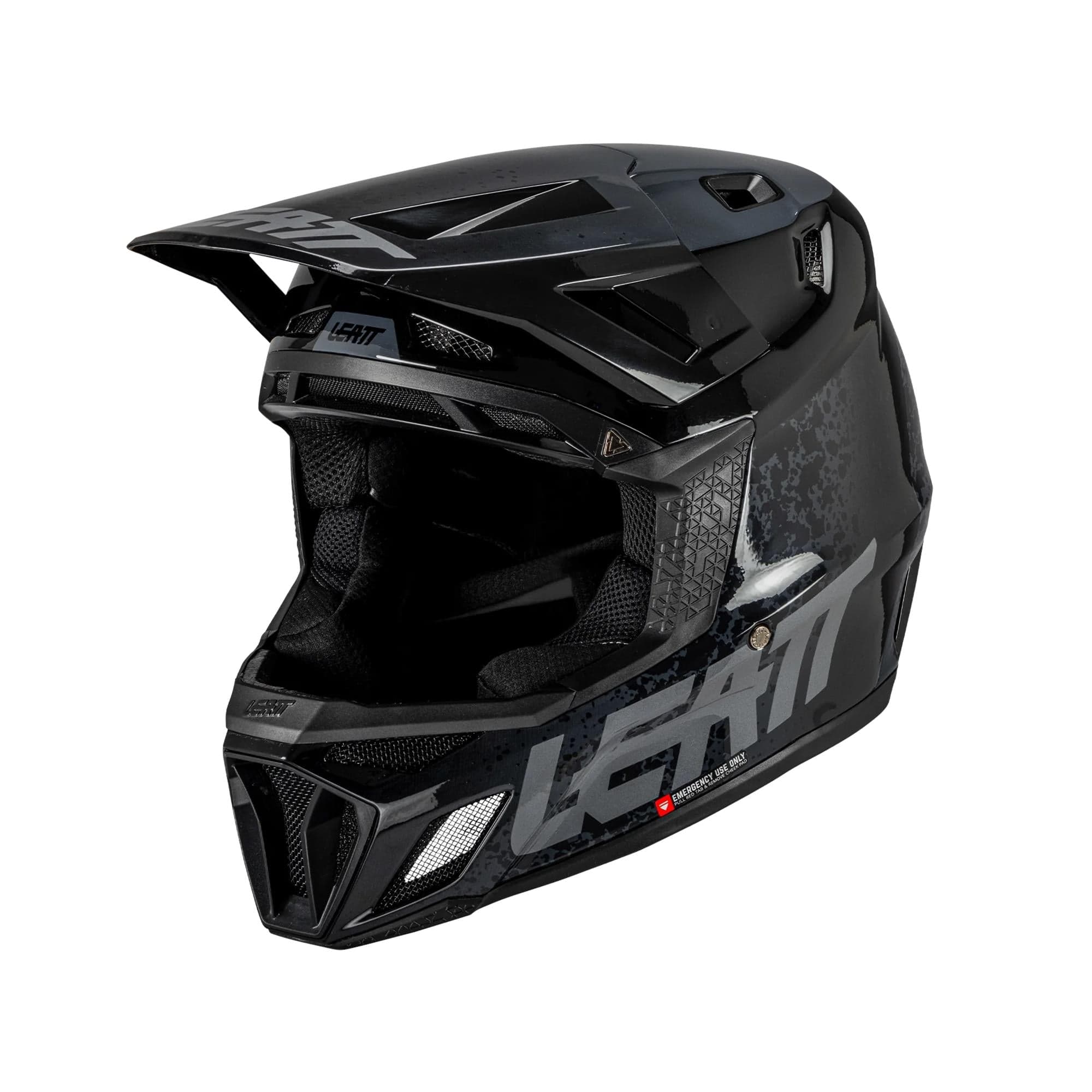 Leatt Gravity 8.0 MTB Helmet 2025: BLACK S 55-56CM