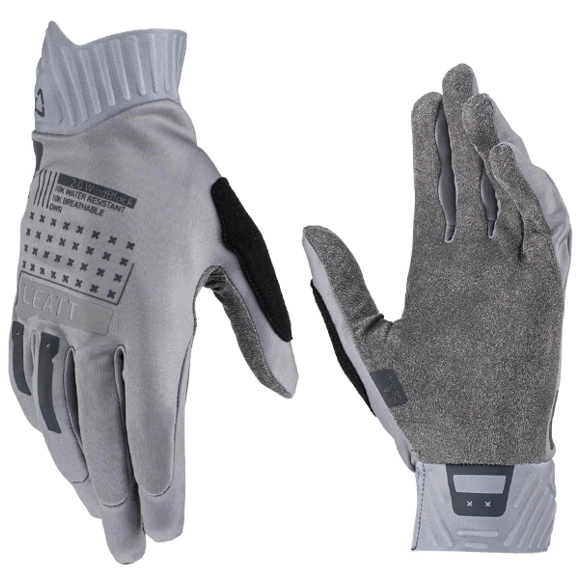 Leatt MTB Glove 2.0 Windblock: TITANIUM S