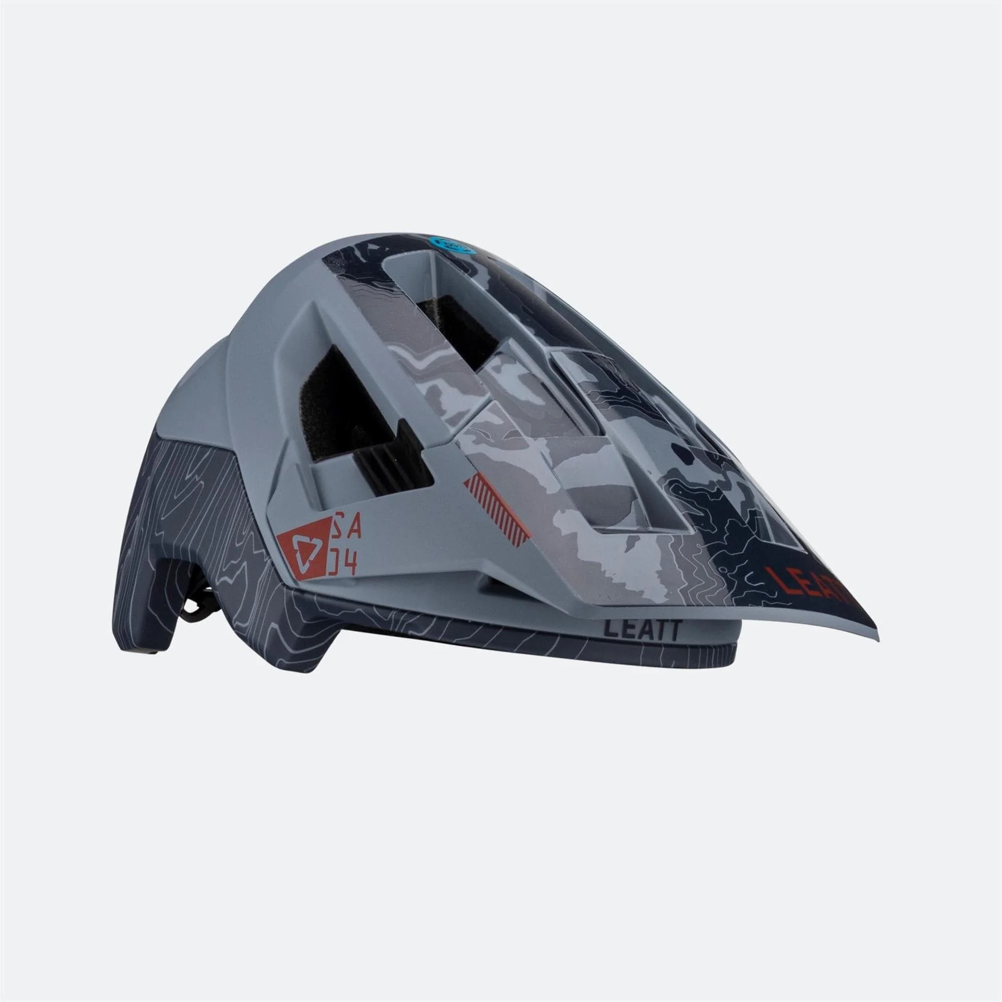 Leatt MTB Helmet AllMtn 4.0 V23: TITANIUM L 59-63CM