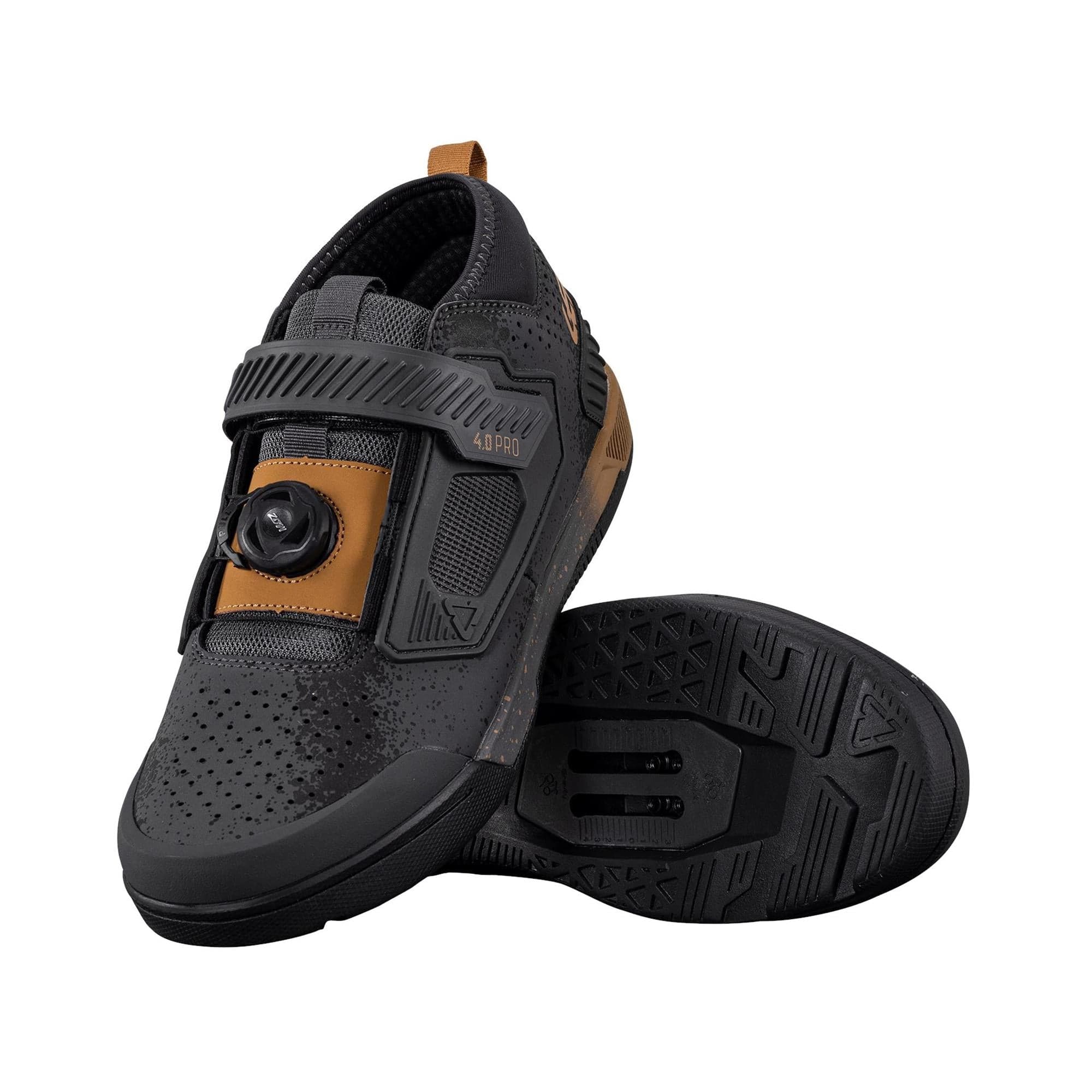 Leatt ProClip 4.0 Shoes 2025: GRAPHITE UK 8.5