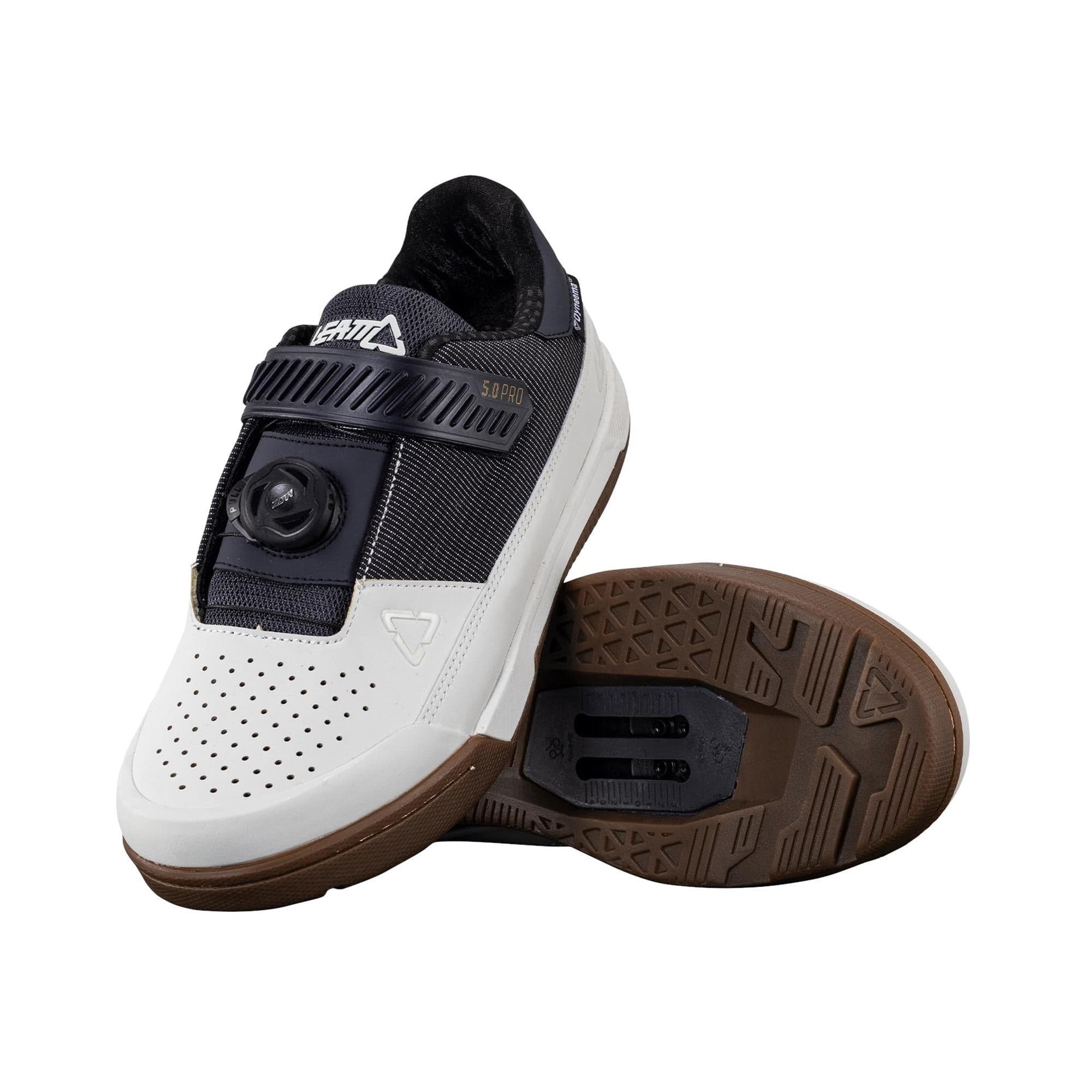 Leatt ProClip 5.0 Shoes 2025: WHITE UK 8