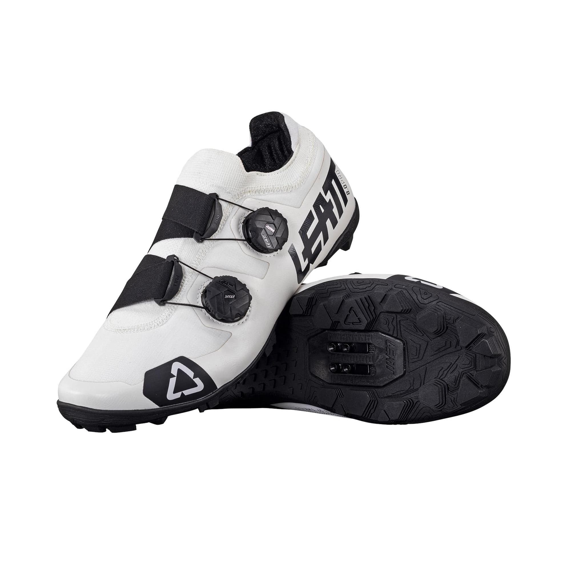 Leatt ProClip 8.0 Race Shoes 2025: WHITE UK 9