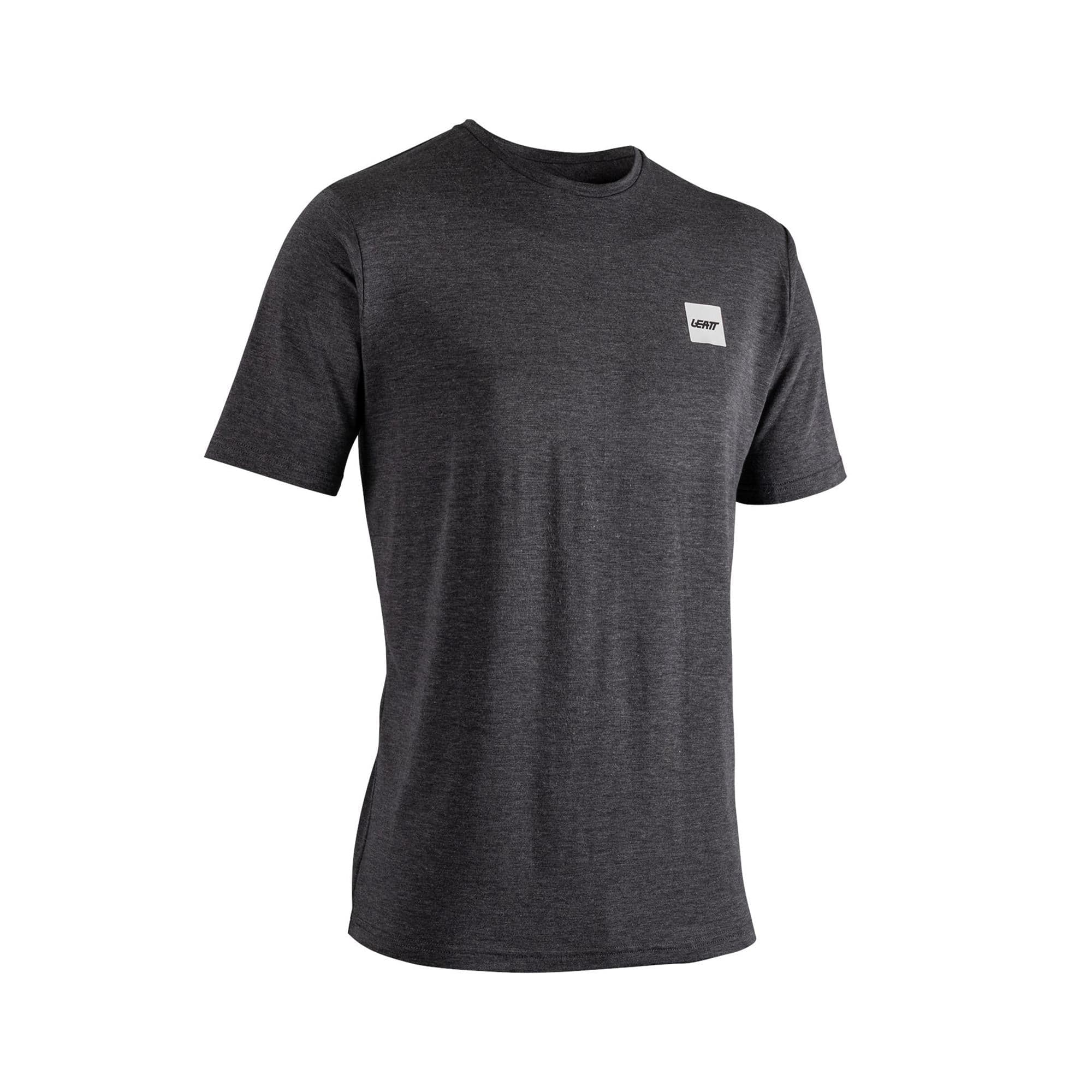 Leatt Tech T-Shirt 2026: GHOST BLACK S