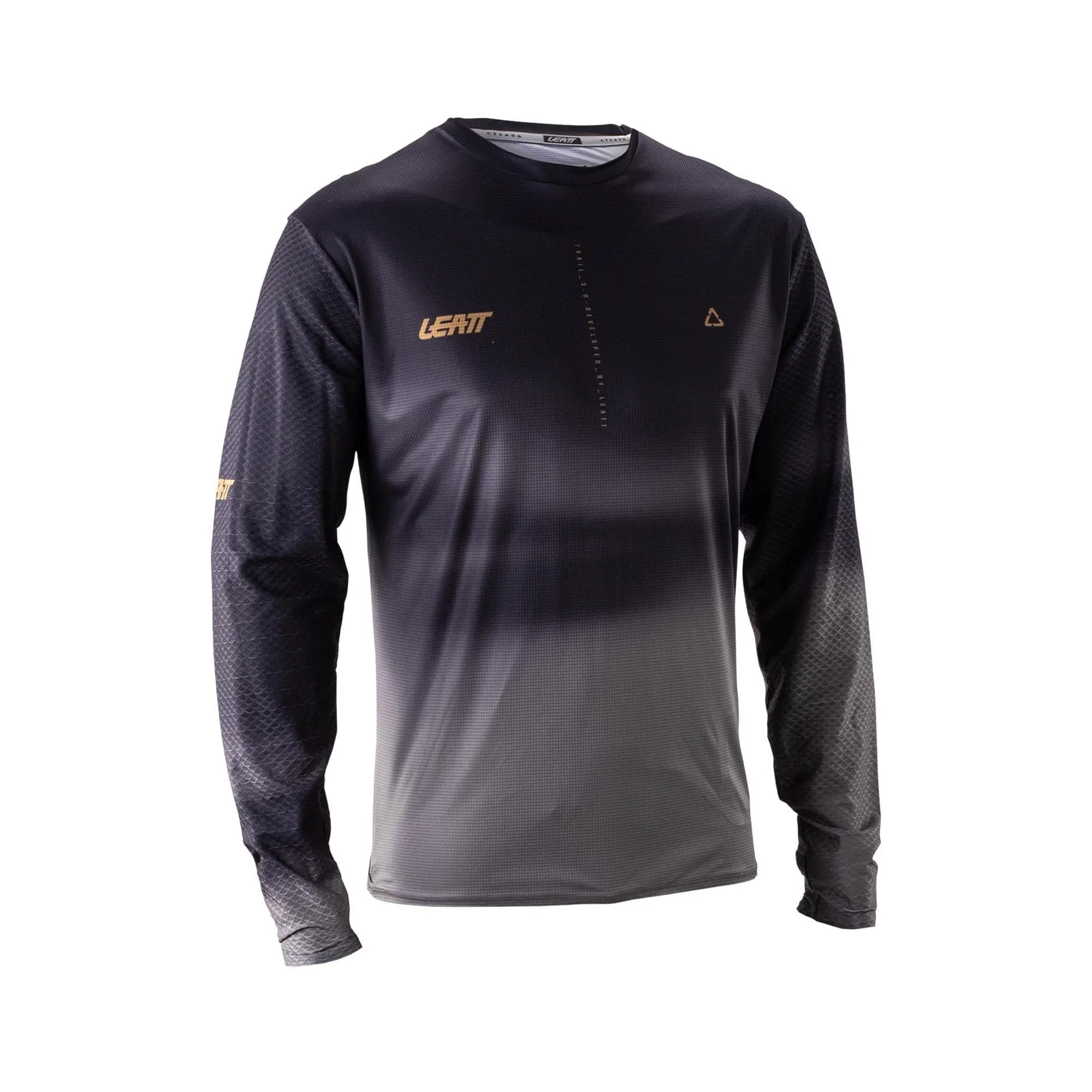 Leatt Trail 3.0 MTB Long Sleeve Jersey V26 2026: GHOST BLACK 2XL