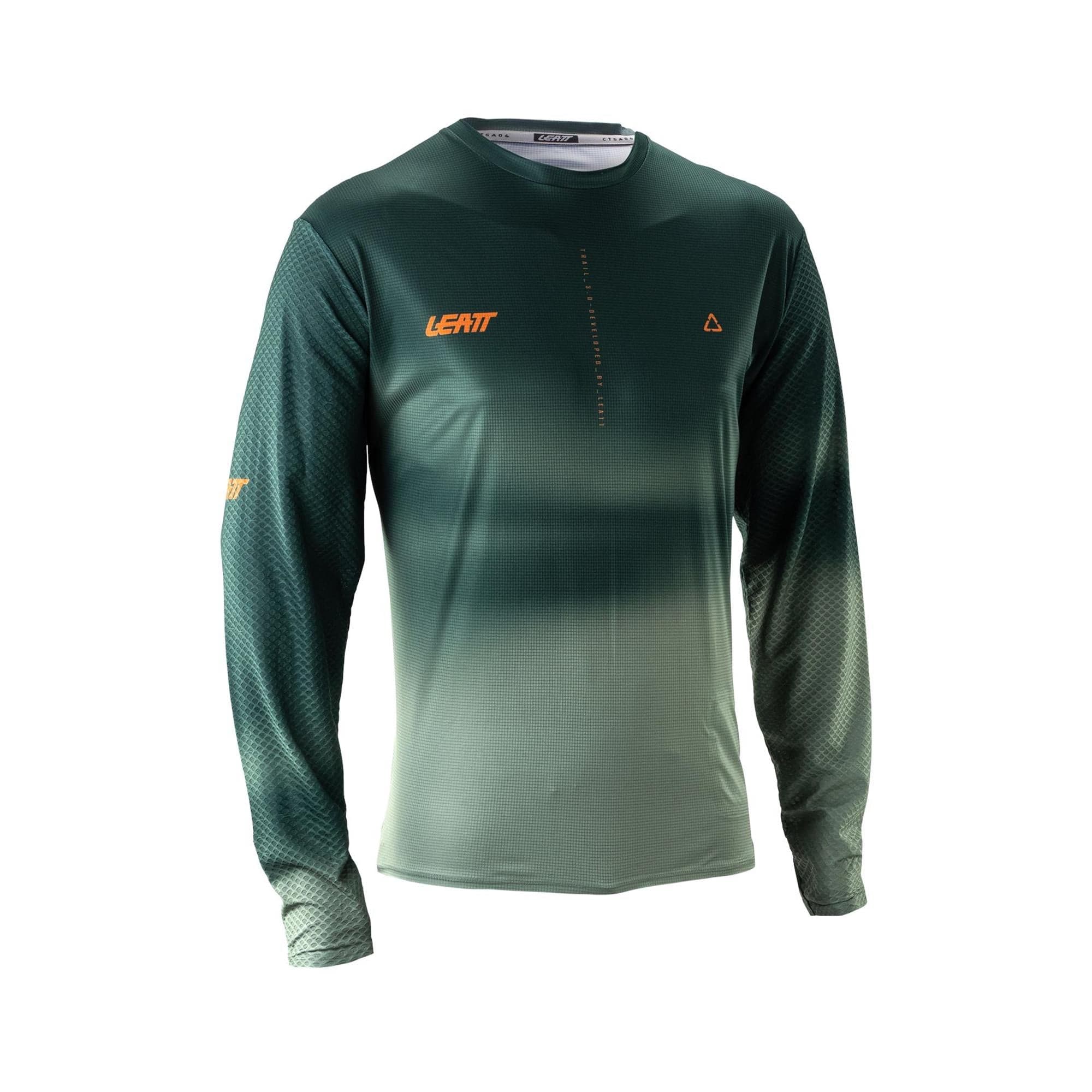 Leatt Trail 3.0 MTB Long Sleeve Jersey V26 2026: SPRUCE GREEN L
