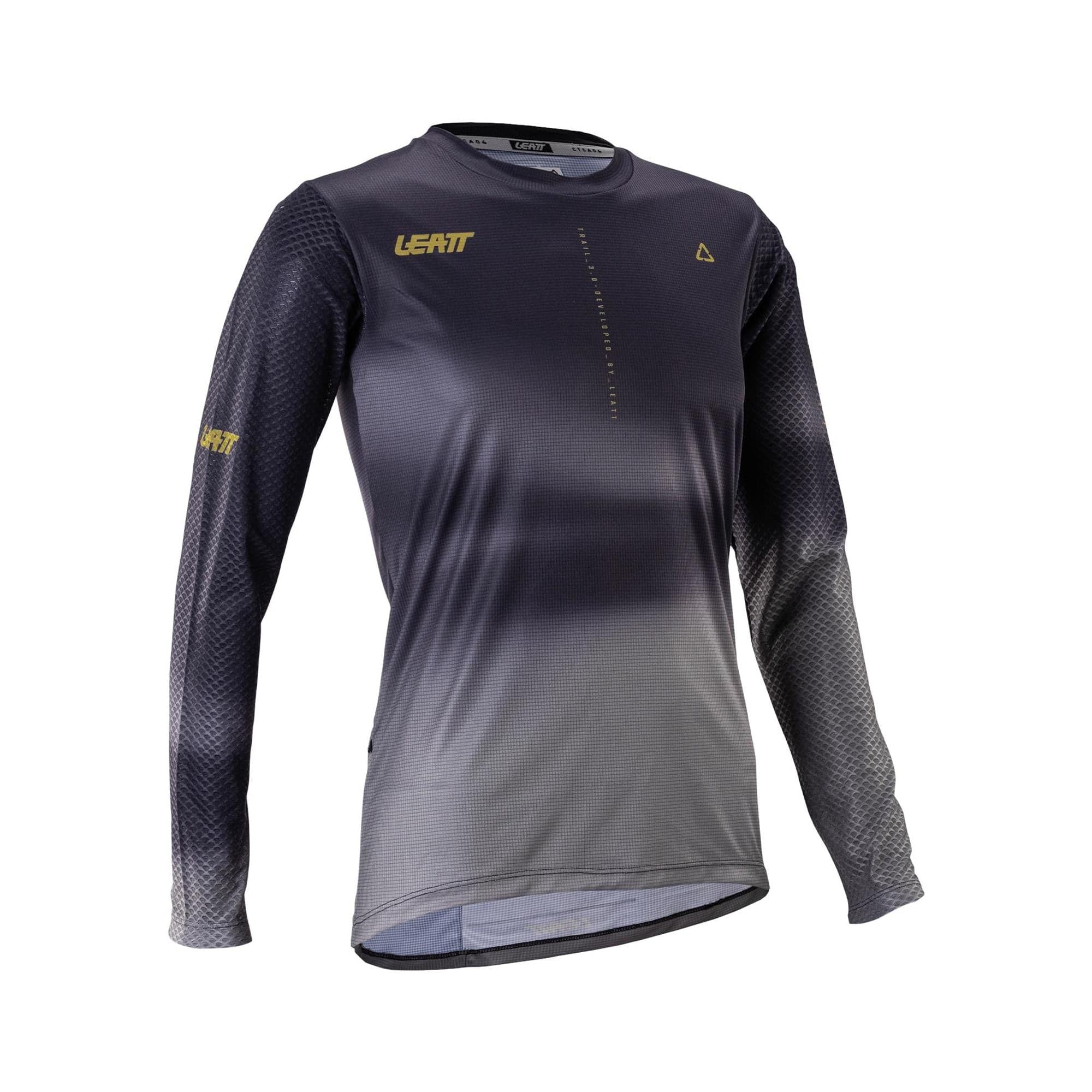 Leatt Trail 3.0 Womens MTB Long Sleeve Jersey V26 2026: GHOST BLACK - Image 4
