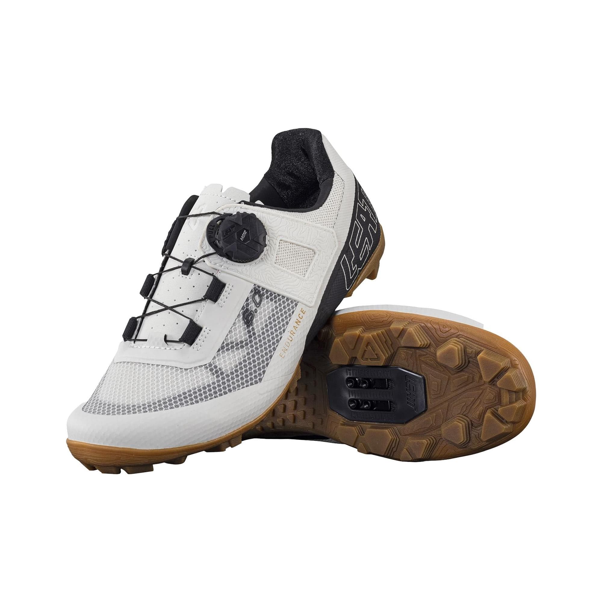 Leatt Women's Endurance Proclip 6.0 Shoes 2025: WHITE UK 5