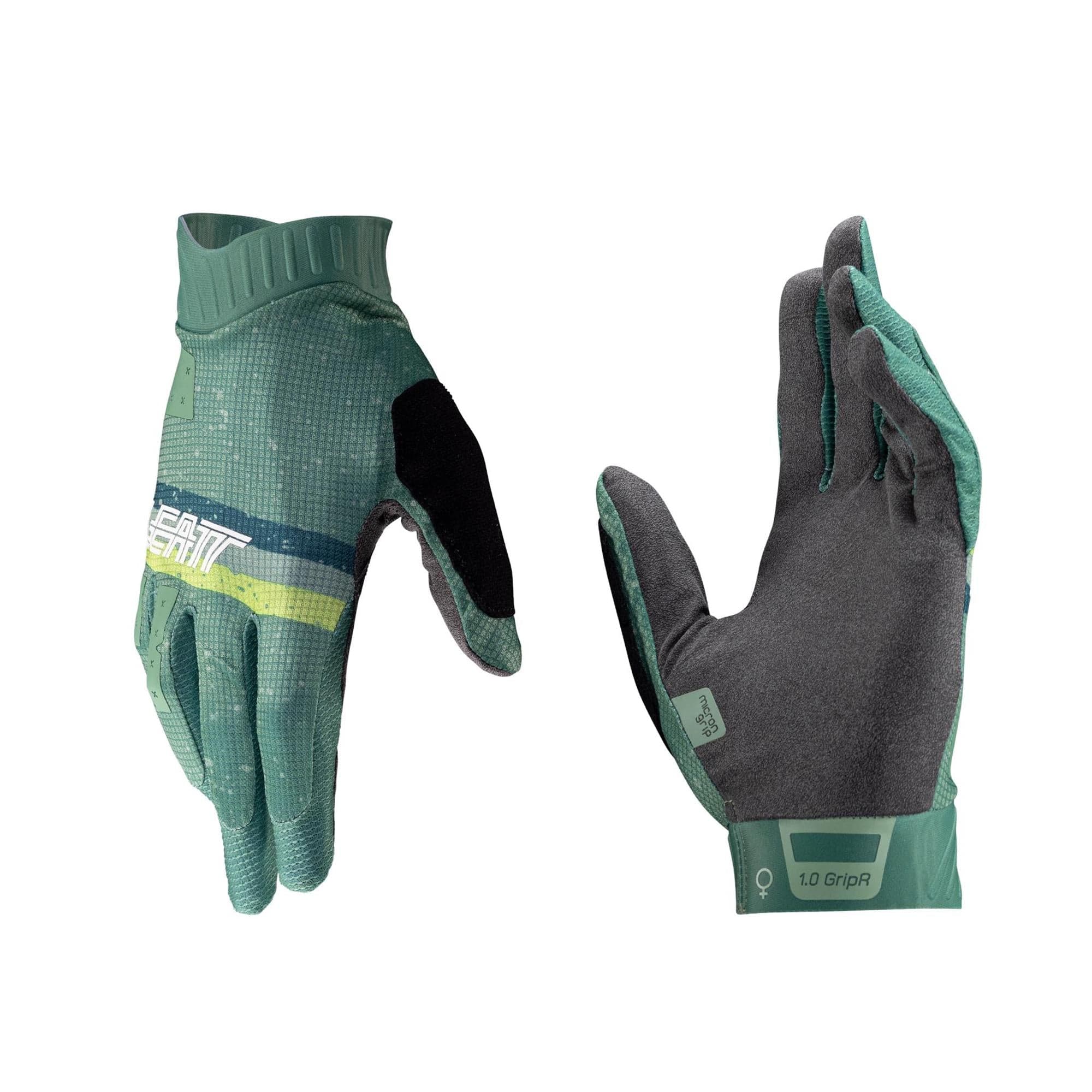 Leatt Women's GripR MTB 1.0 Glove 2025: LAGOON L