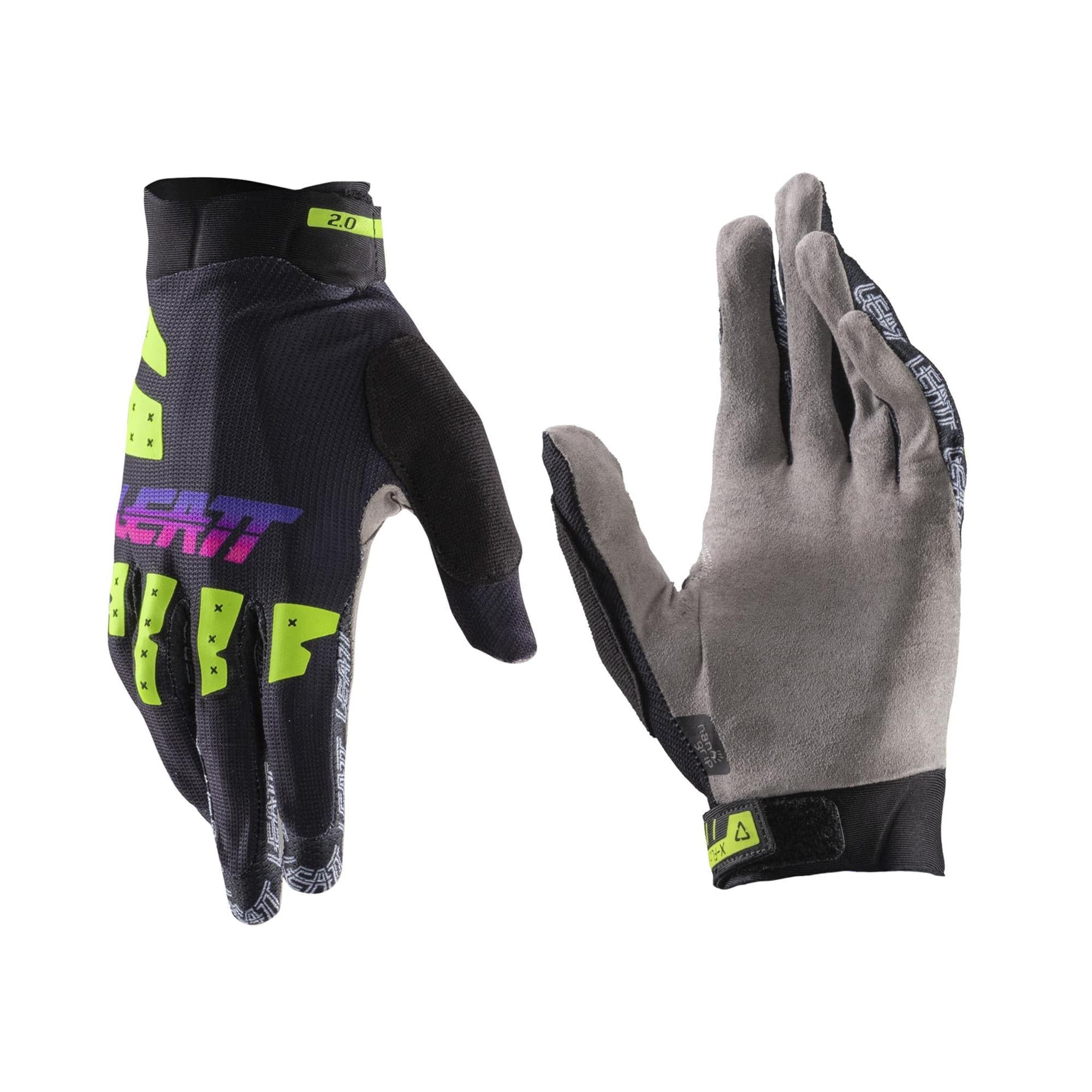 Leatt X-Flow MTB 2.0 Gloves 2026: NEON BLACK L