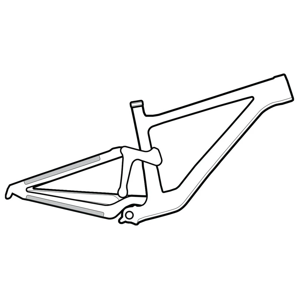 Lizard Skins - Clear Protective Frame Wrap - Small