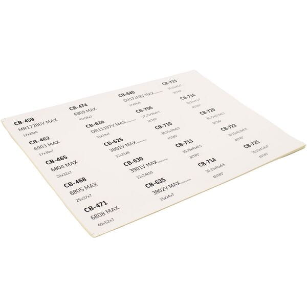 M Part M Part bearing workshop organiser labels 24