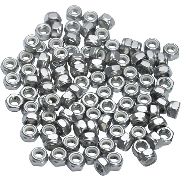M Part M5 Nyloc Stainless Steel Nuts x 100