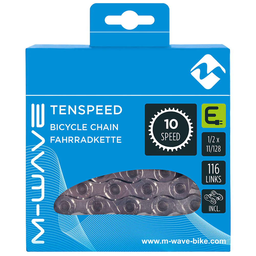 M-Wave E-bike Chain - 10 or 11 Speed - 116L Grey