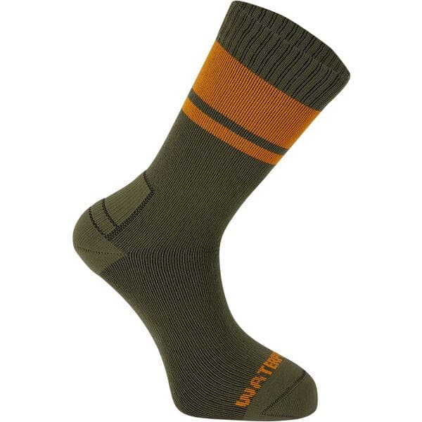 Madison DTE Isoler Waterproof Long Sock; dark olive - EU 46 - 50 (UK 11-14)