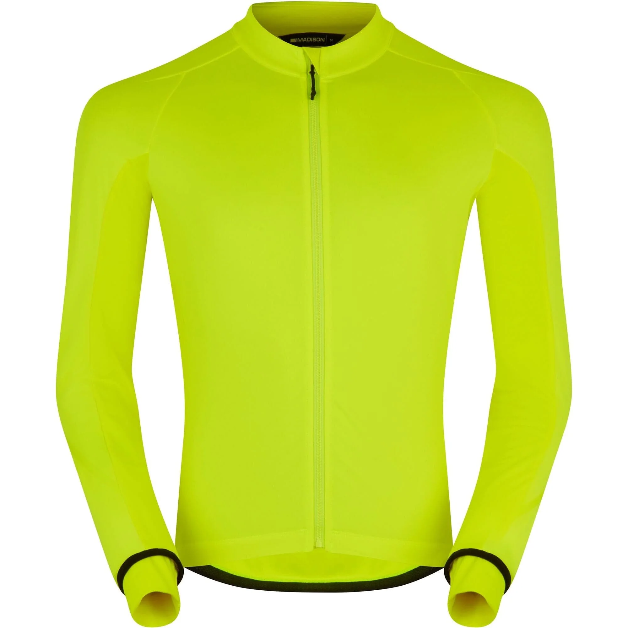 Madison DTE Men's Isoler Thermal Long Sleeve Jacket; hi viz yellow - x-large