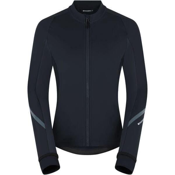 Madison DTE Women's Isoler Thermal Long Sleeve Jacket; black - size 16