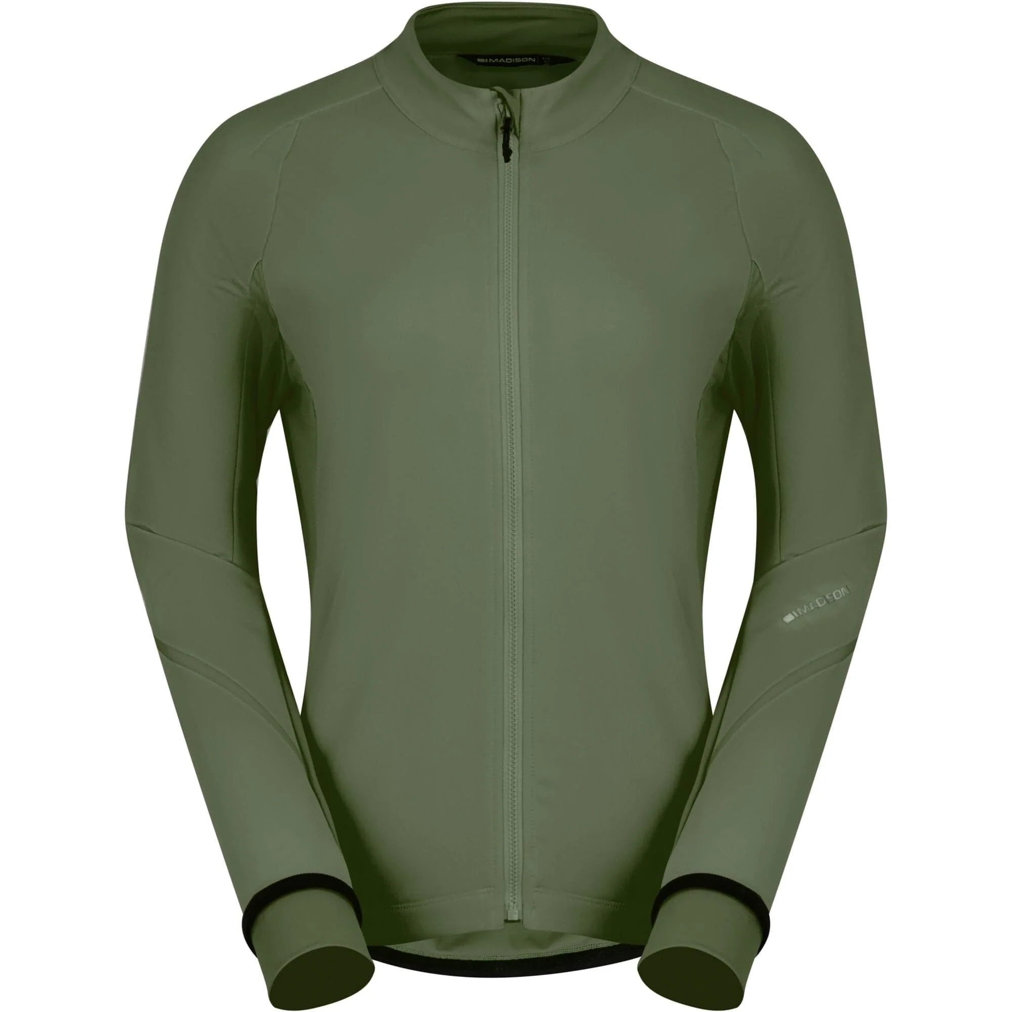 Madison DTE Women's Isoler Thermal long Sleeve Jacket; midnight green - size 12
