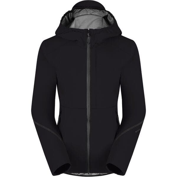 Madison Flux 3-Layer Women's Waterproof Trail Jacket; black - size 8