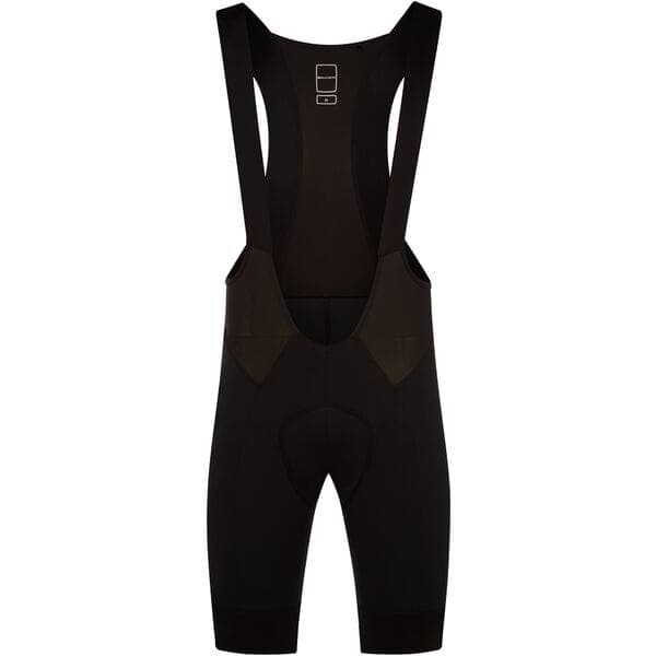 Madison Flux EIT Padded Lycra Bib Short; men's; black - large