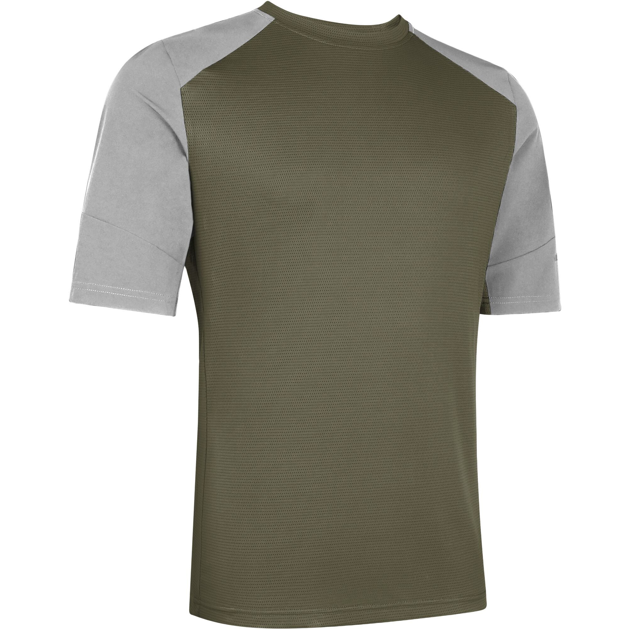 Madison Flux Trail Women's Short Sleeve Jersey; midnight green / castle grey - size 12