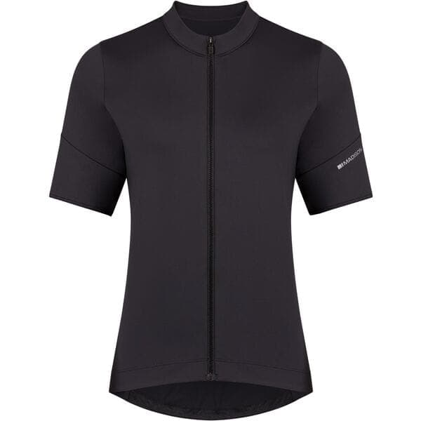 Madison Flux Women's Short Sleeve Jersey; black - size 12