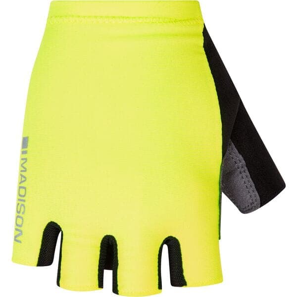 Madison Freewheel Mitts; hi-viz yellow - medium