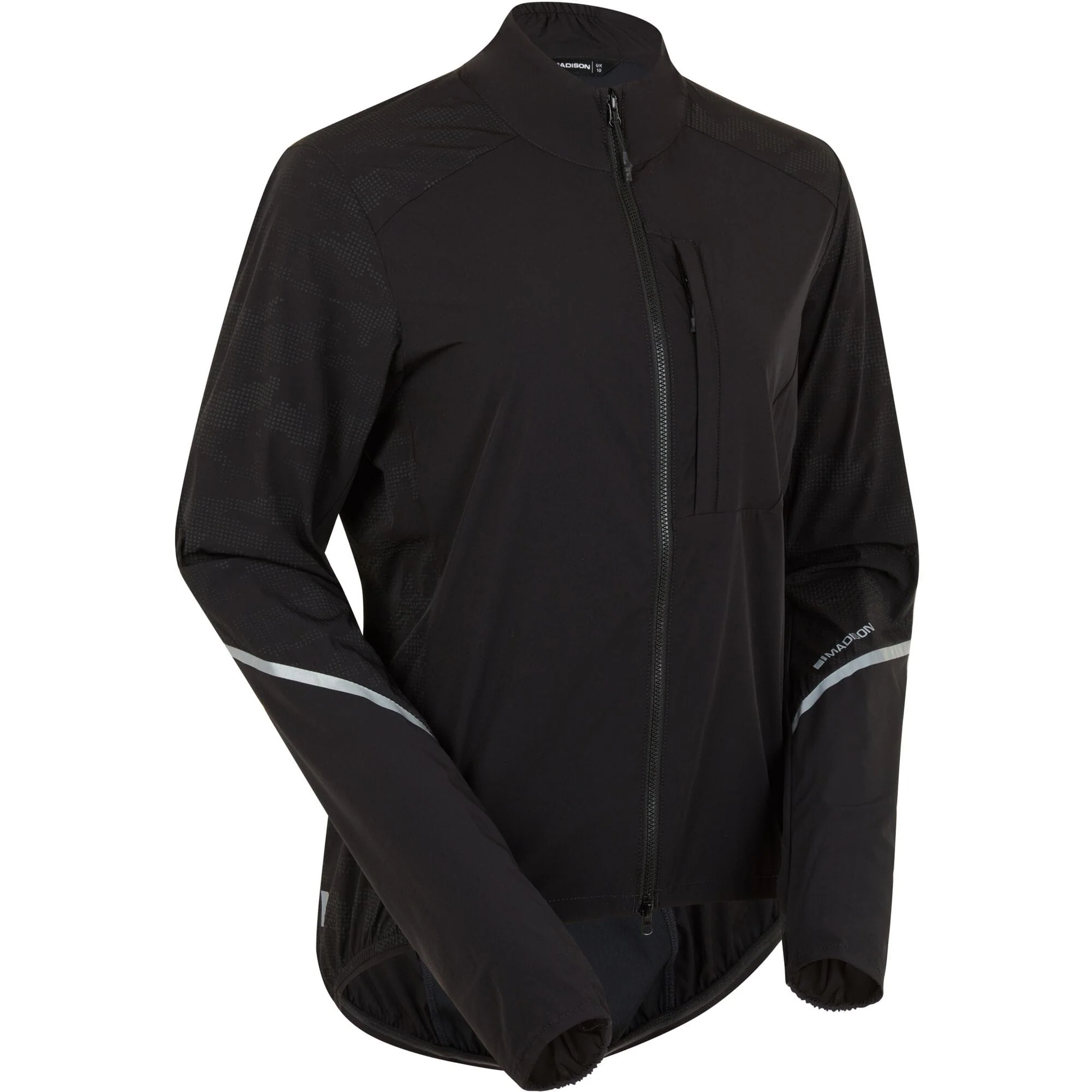 Madison Freewheel Stellar Tech Windproof Packable Jacket - women's - black - size 16