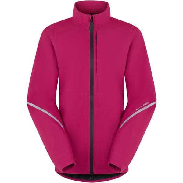 Madison Freewheel Women's Waterproof Jacket; magenta pink - size 12