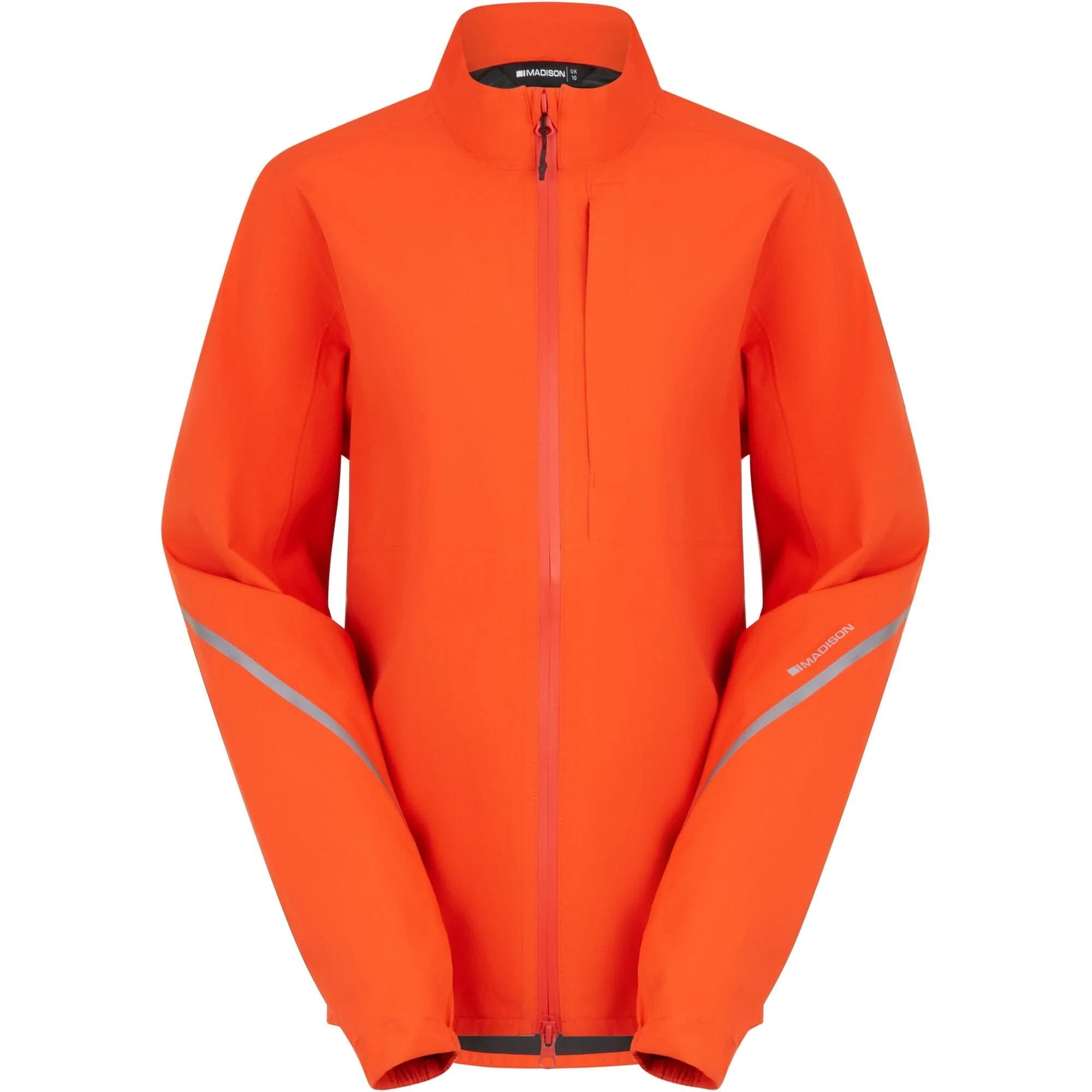 Madison Freewheel Women's Waterproof Jacket; magma red - size 8
