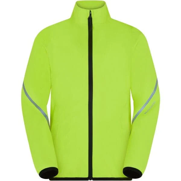 Madison Freewheel Youth Waterproof Jacket; hi-viz yellow - age 6-8