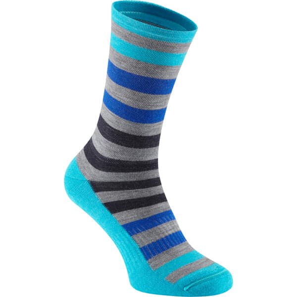 Madison Isoler Merino 3-Season Sock; blue fade - small; EU36-39