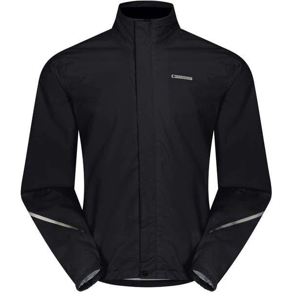 Madison Protec Men's 2-Layer Waterproof Jacket; black - medium