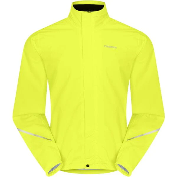 Madison Protec Men's 2-Layer Waterproof Jacket; hi-viz yellow - small