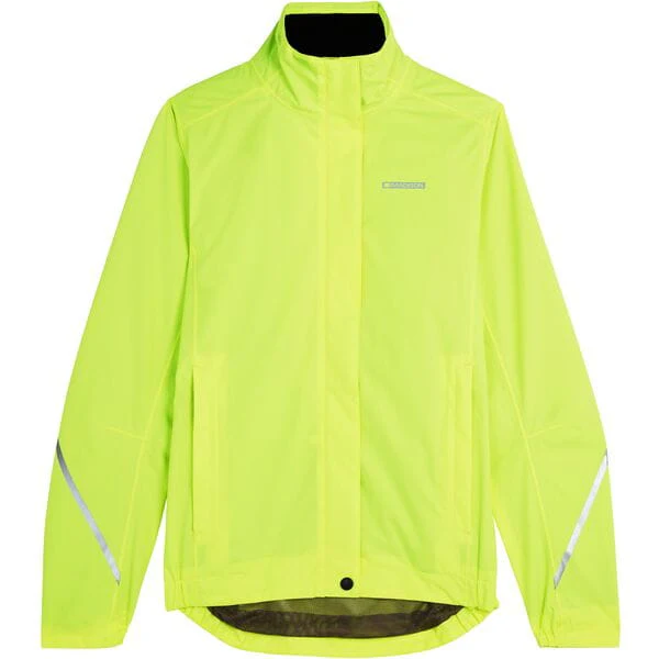 Madison Protec Women's 2-Layer Waterproof Jacket; hi-viz yellow - size 16