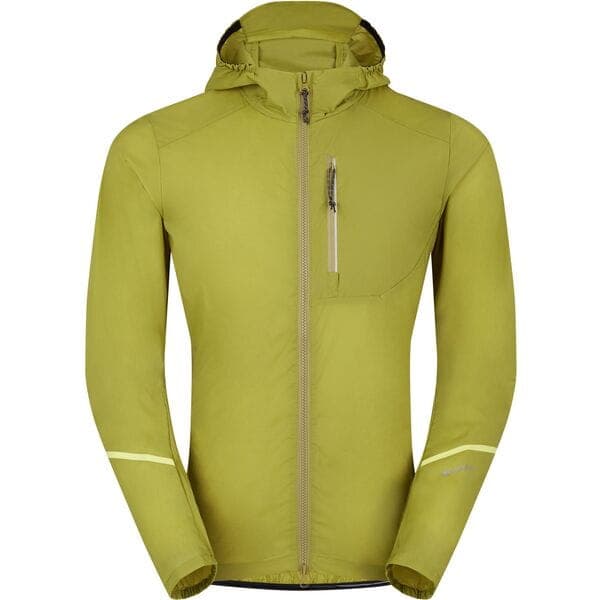 Madison Roam Men's Lightweight Windproof Packable Jacket; moss green - small