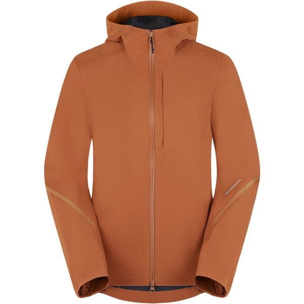 Madison Roam Women's 2-Layer Waterproof Jacket; rust orange - size 10