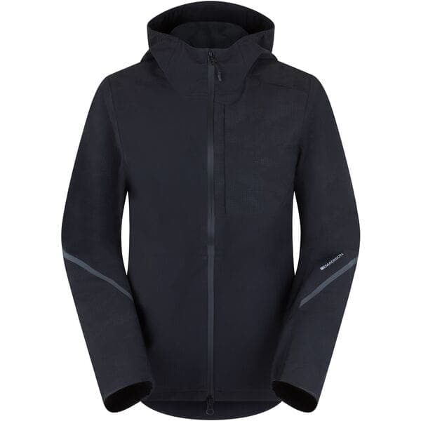 Madison Roam Women's Stellar Tech 2-Layer Waterproof Jacket; stellar tech black - size 10