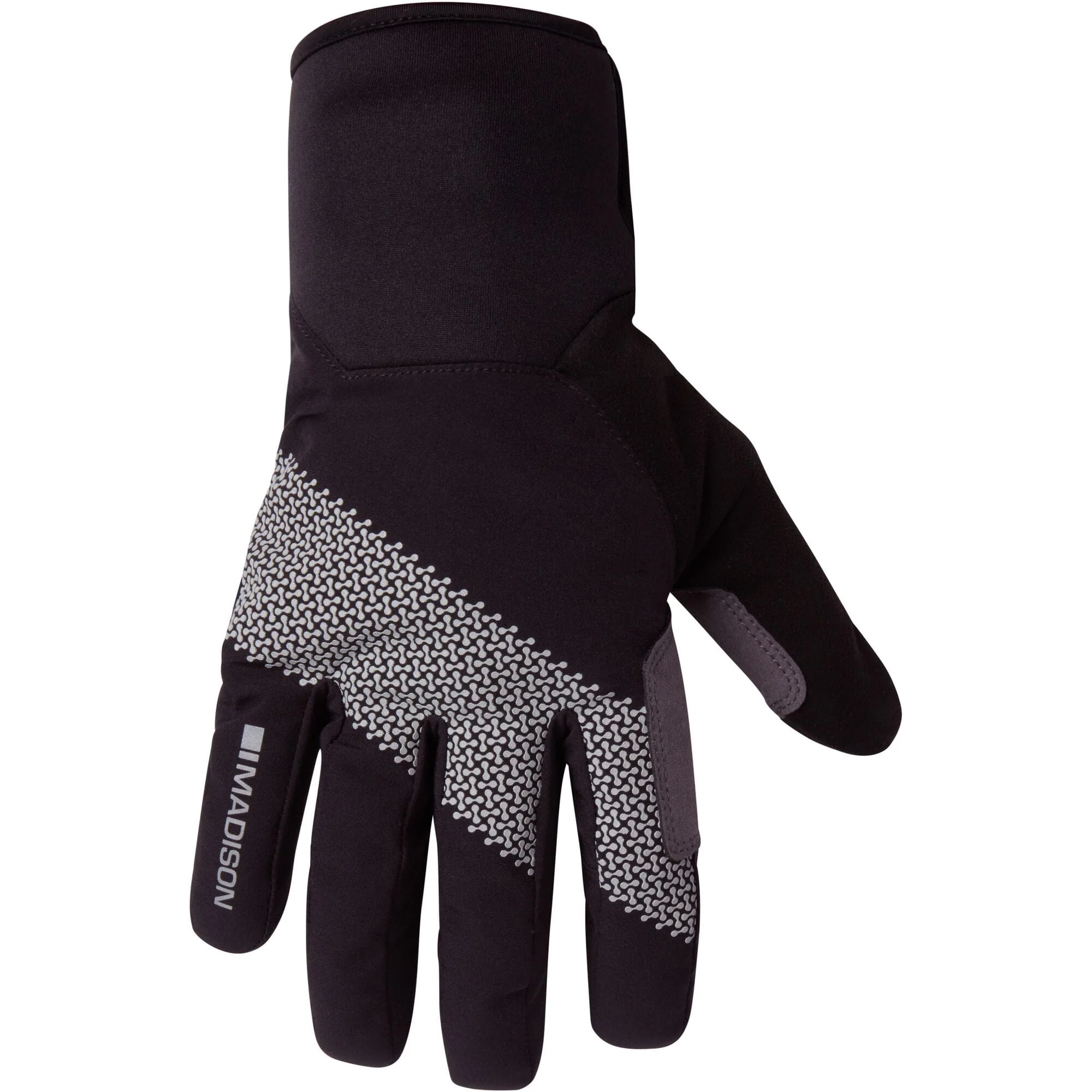 Madison Stellar Reflective Waterproof Thermal Gloves; black - x-small