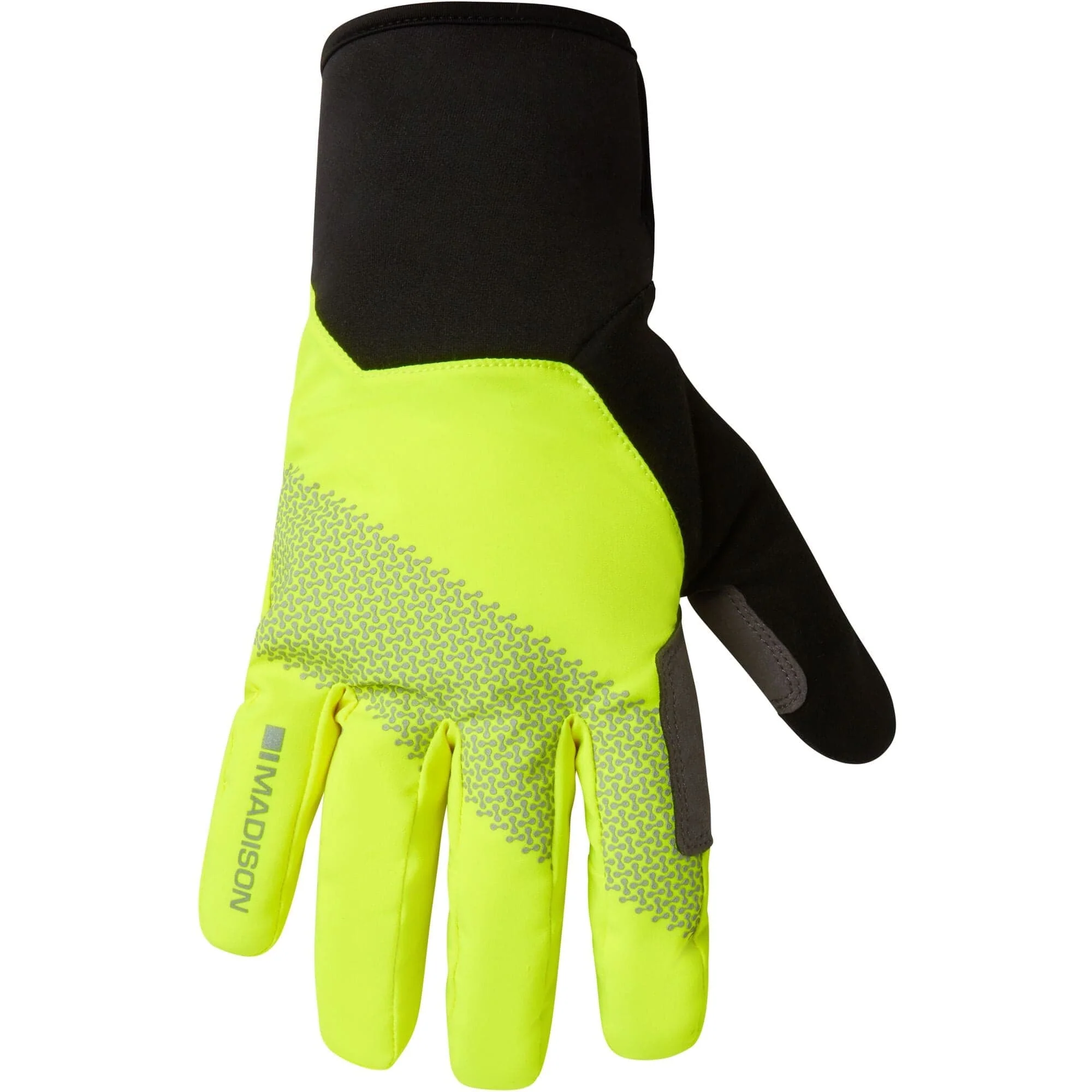 Madison Stellar Reflective Waterproof Thermal Gloves; hi-viz yellow - x-large