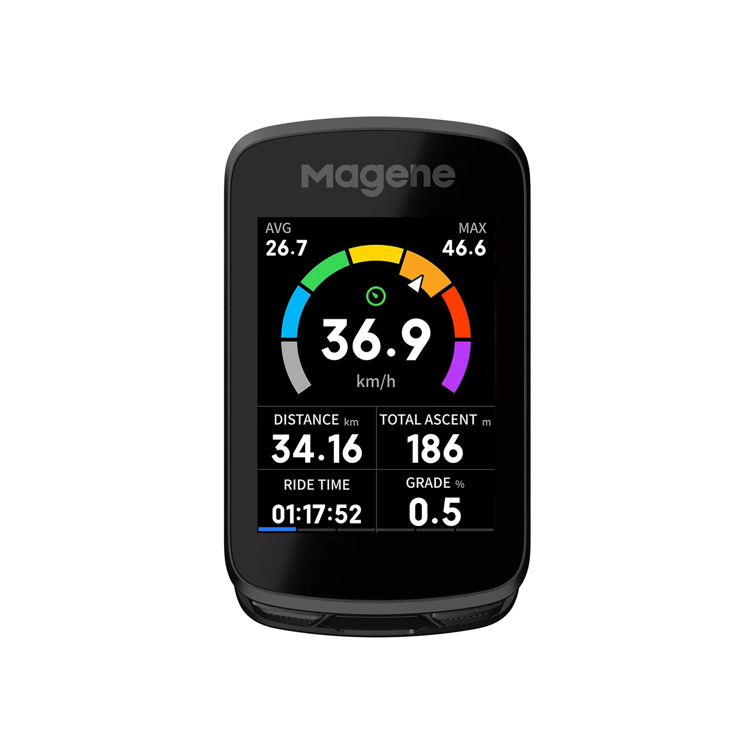 Magene C606 Pro Smart GPS Bike Computer -  - Black - Image 2