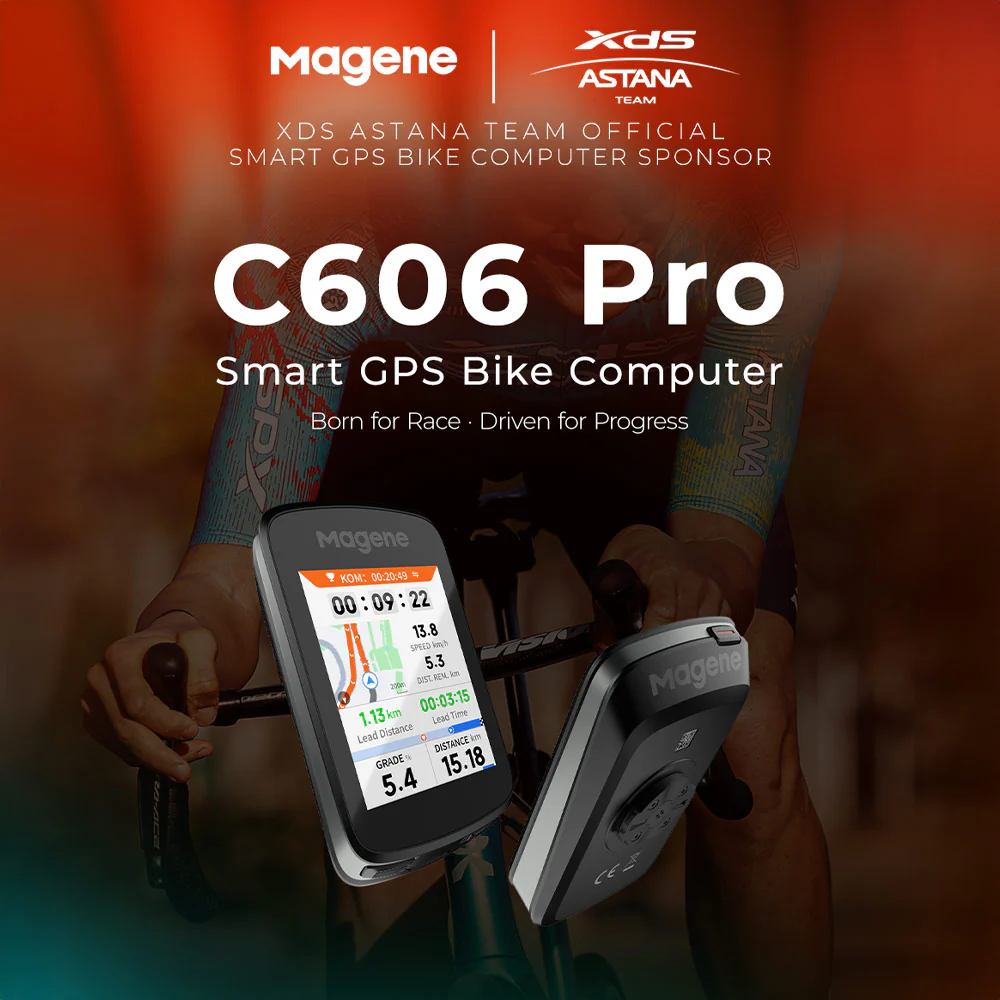 Magene C606 Pro Smart GPS Bike Computer -  - Black - Image 6